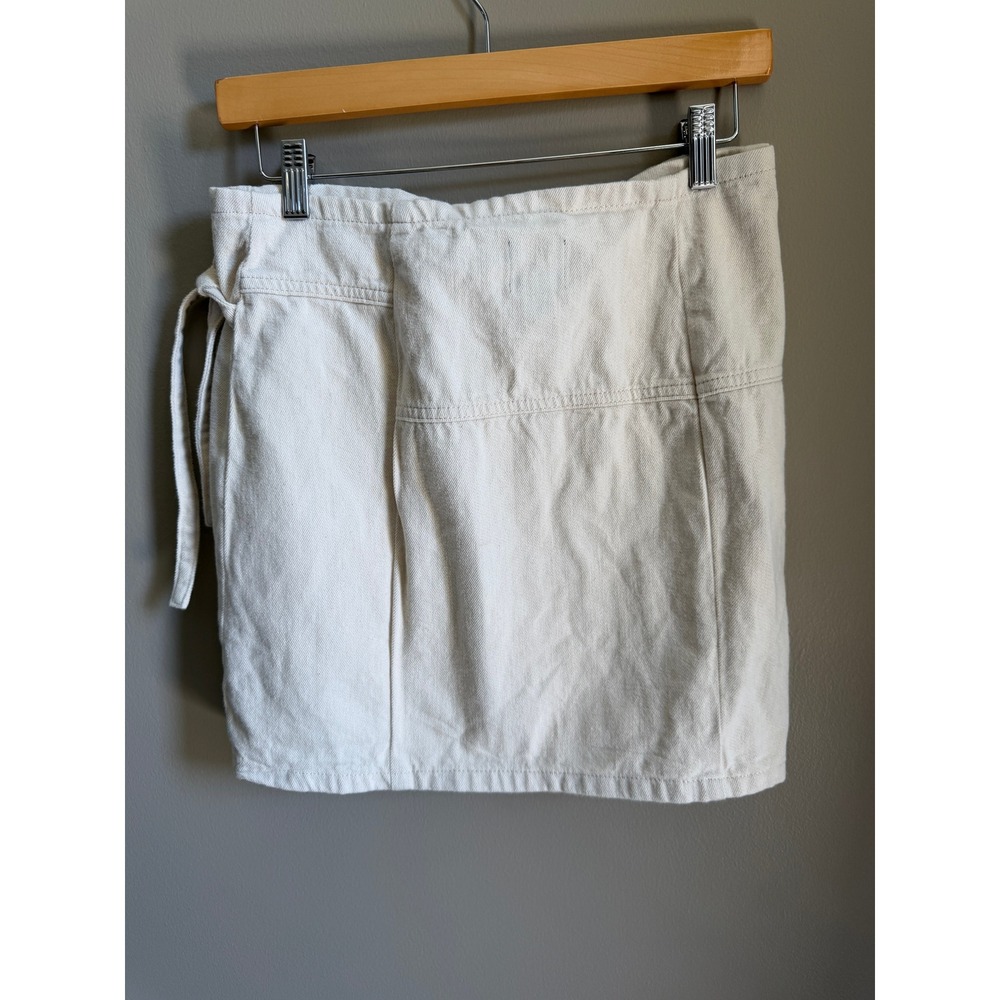 BDG Urban Outfitters Beige Wrap Skirt Size Medium Soft Girl - Picture 2 of 3